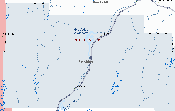 pershing county nevada map